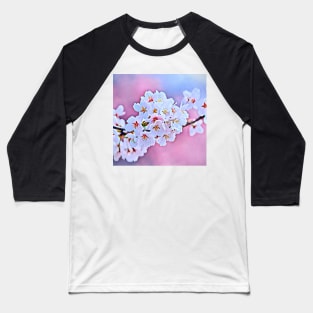 Japanese Cherry Blossom Baseball T-Shirt